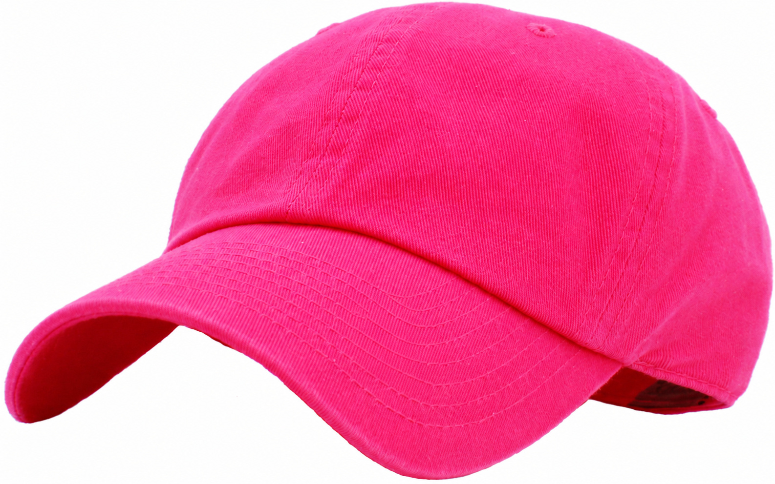 Hot Pink dad hat front view